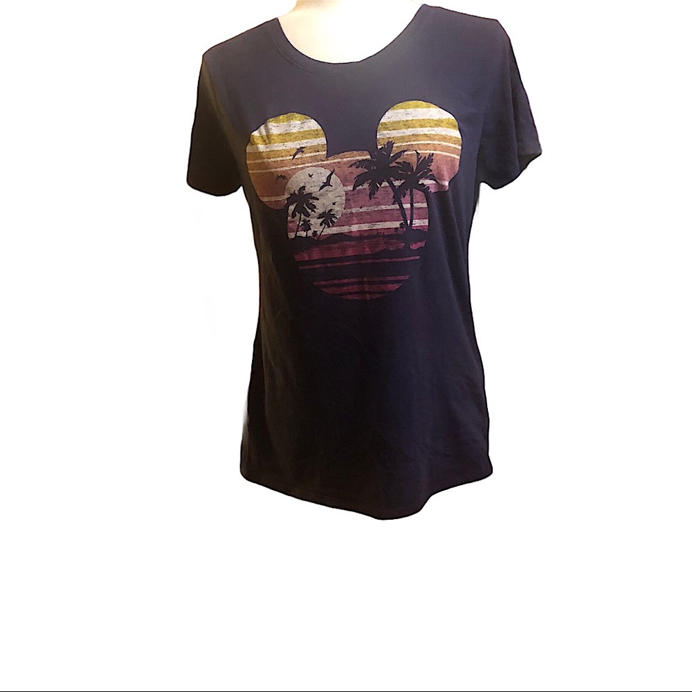 EUC Disney short sleeved Navy Blue Tee Shirt Sz S
